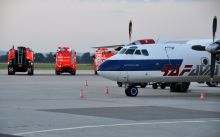 Antonov and firefighters